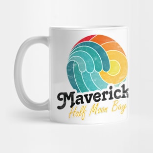 Mavericks California Surfing Surf Sunset Wave Mug